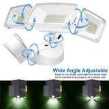 LED Motion Sensor Lights Outdoor - White - kasonicdeal
