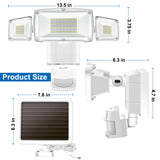 LED Solar Lights Outdoor - White - kasonicdeal